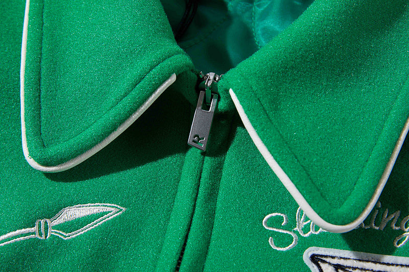 REPRESENT CHERUB WOOL VARSITY JACKET