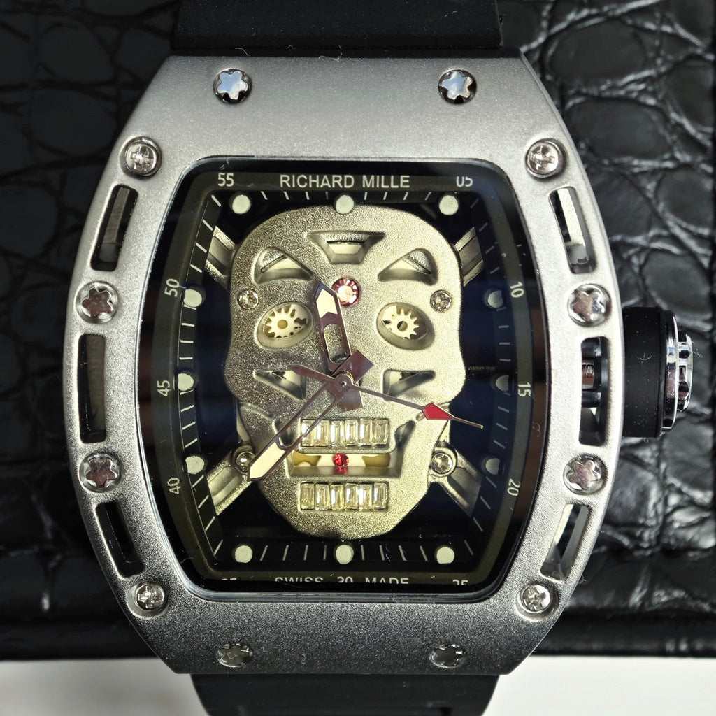 Richard Mille RM052 Series Skeleton Skull Automatic Quartz Watch