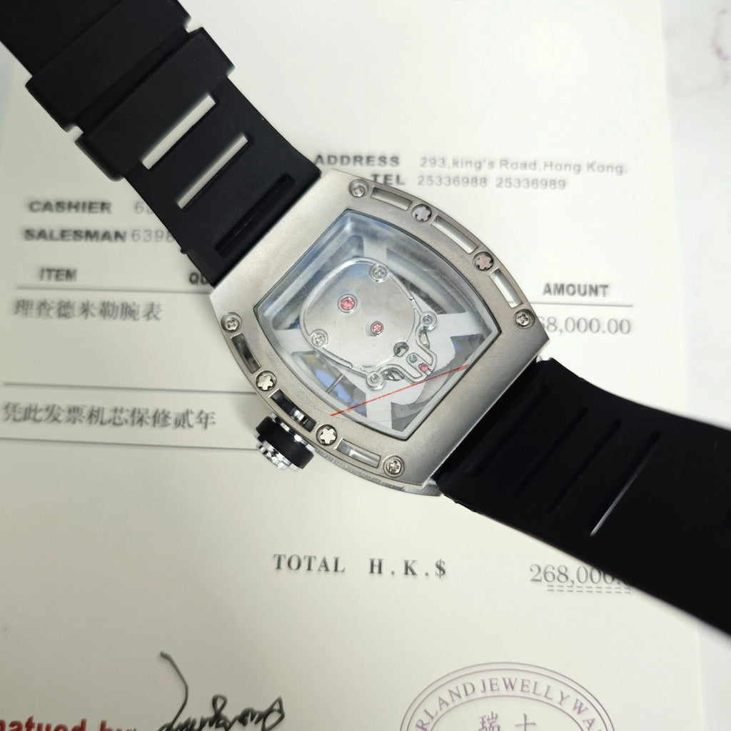 Richard Mille RM052 Series Skeleton Skull Automatic Quartz Watch