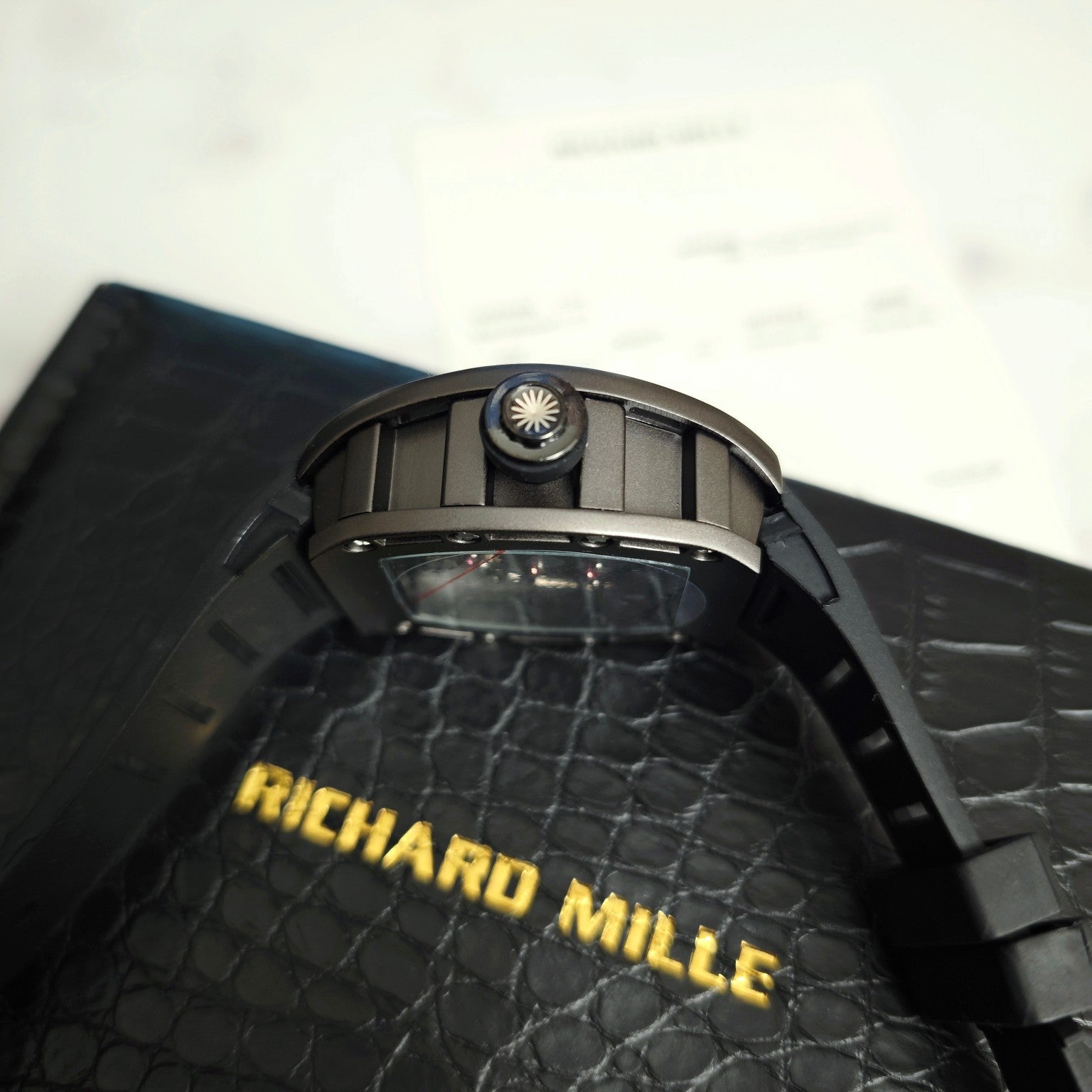 Richard Mille RM052 Series Skeleton Skull Automatic Quartz Watch