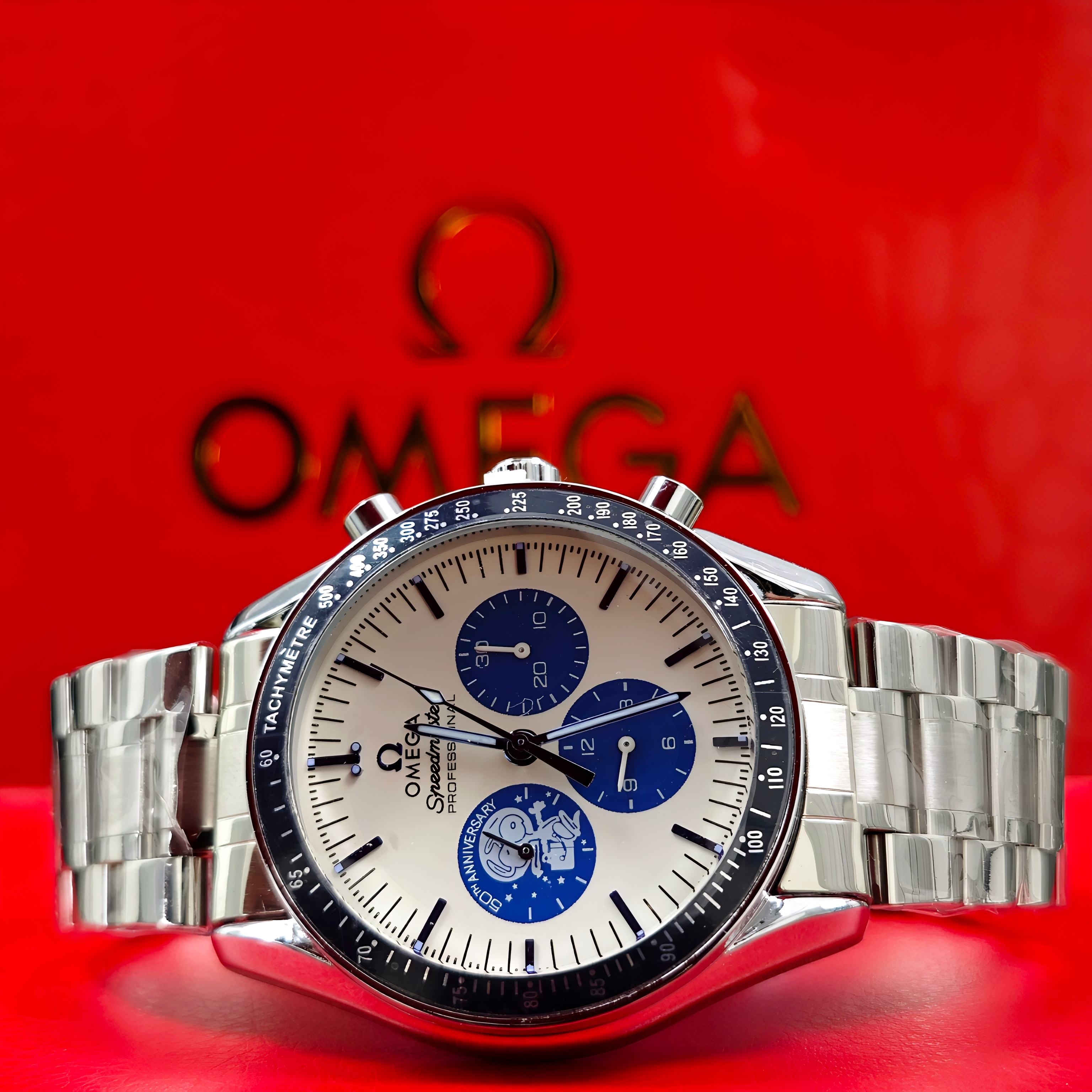 Omega Speedmaster Snoopy 50th Anniversary Quartz Watch
