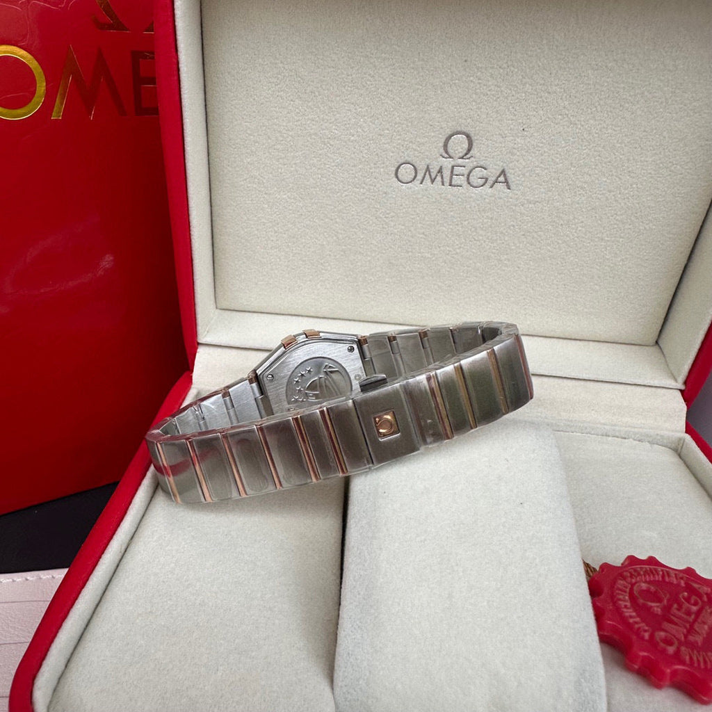 Omega Constellation Series Rose Diamond Ladies Watch