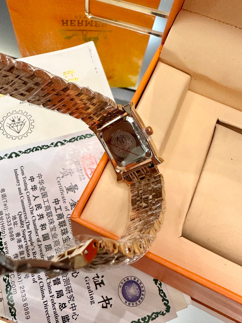Hermès Small Square Luxury Watch